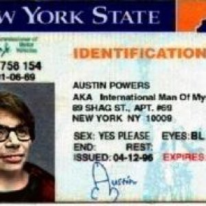 Austin Powers NY ID
